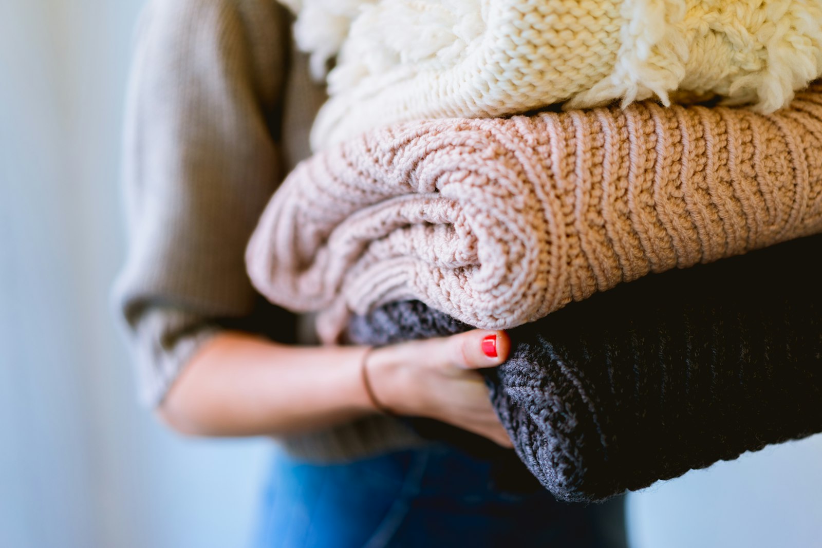 Linge propre et plié par le pressing Senado Holding